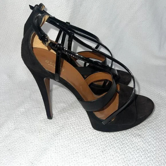 Gucci Black Strappy Heels - Picture 4 of 8